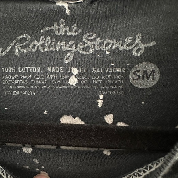 The Rolling Stones Kids Black and Red Graphic T-Shirt - Picture 4 of 8